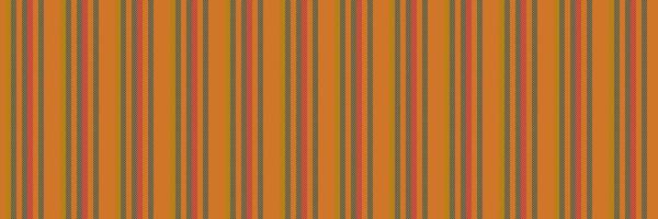 Oztec texture stripe lines, discount fabric pattern vertical. Bmooth textile seamless background in orange and cyan colors. vector