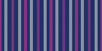 Canvas lines background pattern, indigo texture textile. Colour fabric vertical stripe seamless in blue and white colors. vector