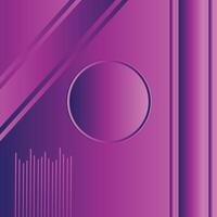Purple Modern abstract background with glowing Circle Minimal geometric. Modern graphic design elements. vector