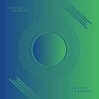 Modern Papercut Blue and Green Gradient Abstract Background. Abstract design template for headers, book covers, notebooks background vector