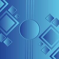 Abstract blue gradient circle shape with square background. Dynamic shapes composition. Minimal geometric. Modern graphic design elements. Futuristic concept. vector