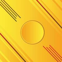 Modern style abstract background yellow, red line colors. Trendy geometric abstract design. vector