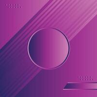 Abstract dark blue purple gradient background with diagonal geometric shape and line. vector