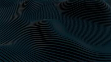 Abstract 3D Wavy Pattern with Dark Gradient Colors video