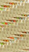 Abstract Golden Pattern with Colorful Light Reflections video