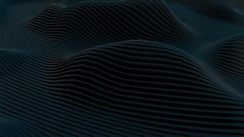 Abstract 3D Wavy Pattern with Dark Gradient Colors video