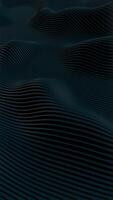 Abstract 3D Wavy Pattern with Dark Gradient Colors video
