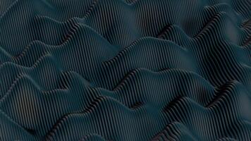 Abstract 3D Wavy Pattern with Dark Gradient Colors video