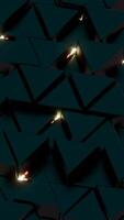 Abstract Pattern of Glowing Geometric Tiles with Light Effects video