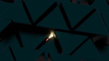 Abstract Pattern of Glowing Geometric Tiles with Light Effects video
