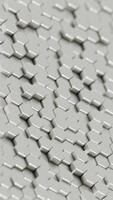 Abstract Hexagonal Pattern with Colorful Highlights on a Light Background video
