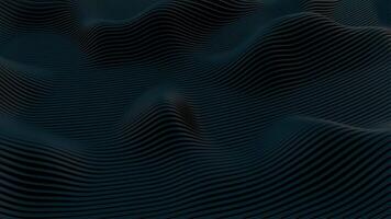 Abstract 3D Wavy Pattern with Dark Gradient Colors video