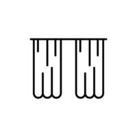 Elegance Unveiled Curtains that radiate elegance when drawn open vector