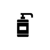 Fresh Drop A bottle icon with water droplet vector