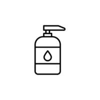A bottle overflowing with bubbles vector