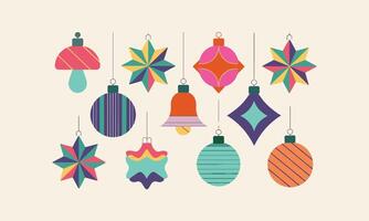 Christmas Ornament Clipart Perfect for Festive Creations vector