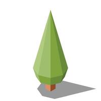 Isometric tree. Tree isometric elements. Isometric tree element for landscape design. Park element vector