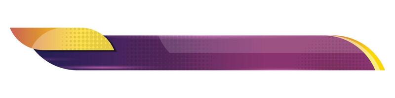 Lower third banner. Broadcast news lower third banner template design. Lower third bar template for breaking news. headline title vector