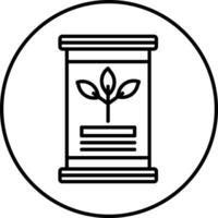Fertilizer Illustration Icon vector