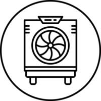 Cooler Illustration Icon vector