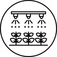 Irrigation Illustration Icon vector