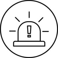 Siren Illustration Icon vector