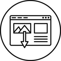 Landing Page Illustration Icon vector