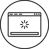 Web Loading Illustration Icon vector