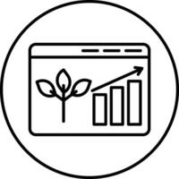 Organic Reach Illustration Icon vector