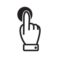 Button Click Here for web and mobile app. vector