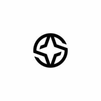 Letter S Spark vector