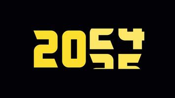 Year changing from 2024 to 2025. Loading 2024 to 2025 progress bar Alpha Channel Animation. Almost reaching New Year Wishes 2025. Happy new year 2025 welcome. end of 2024 and starting of 2025. video