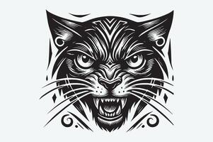 Bobcat Wild Predator Animal for Digital Design vector