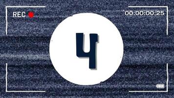 5 second countdown , Countdown timer from 1 to 5 for premiere videos, presentations, events video