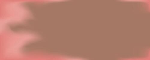 Abstract background with paint stains, haze. Fashionable color of 2025 Mocha Mousse. Banner template for social networks, book cover, notebook. Horizontal format EPS 10. vector