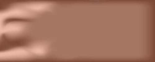 Abstract background with paint stains, haze. Fashionable color of 2025 Mocha Mousse. Banner template for social networks, flyer. Horizontal format EPS 10. vector