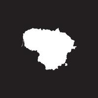 Lithuania Map Icon vector