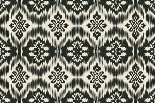Ethnic abstract ikat fabric artwork with seamless patterns, combining tribal, indigenous and Mexican embroidery with Aztec geometric motifs. Ideal for rugs, wallpapers, throws, fabrics and clothing.