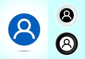 User profile icon design illustration vector