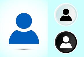 User profile icon, User profile avatar vector