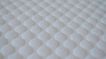 Background of comfortable mattress, top view video