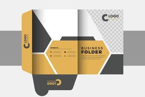 Corporate Business presentation folder template Design company profile cover design vector