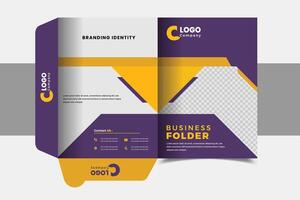 Professional Corporate Office folder, office document, file folder design vector
