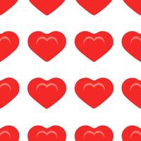 heart shape valentine day seamless pattern art illustration vector