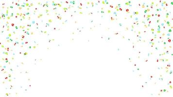 Falling shiny confetti glitter elements design for Christmas party color concept vector