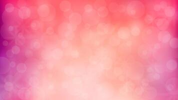 Pink, orange and purple gradient or mesh lovely background with bokeh fantasy romantic vector