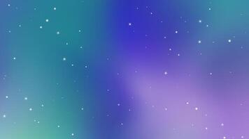 Mysterious night sky starry, purple and green color gradation mesh background, North Pole vector