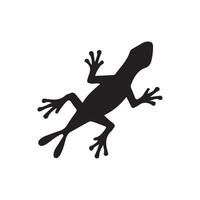 Flat lizard icons set. Universal lizard icons to use for web and mobile UI, set of basic lizard elements isolated illustration vector