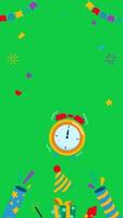 Chroma Key Vertical Minutes To Midnight Welcoming New Year video