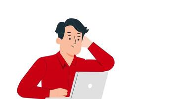 Person Facing Computer Problem video